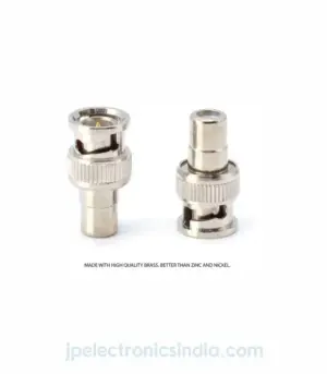 BNC Male to RCA Female Coax Cable Connector Adapter for CCTV Camera