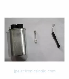 Capacitor + Diode + Fuse Tube | Combo Pack of High Voltage Aluminium Microwave Oven Capacitor 1MFD and Diode - Image 2