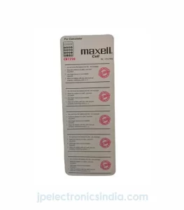 3V Lithium Button Coin Cell Battery (CR 1220) - 5 Pieces Set of 1 - Image 4