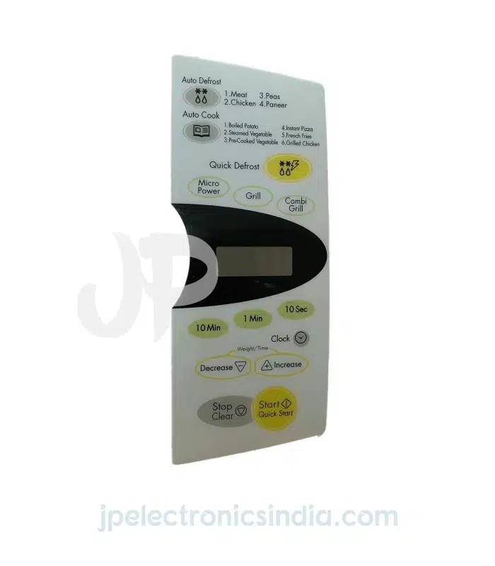 MG396WA Microwave Oven Membrane Keypad (White)-5 (1)