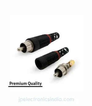 RC Pin Male Connector for CCTV Camera