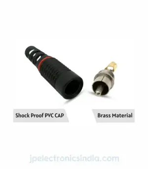 RC Pin Male Connector for CCTV Camera
