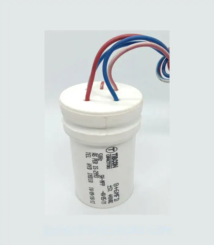 8+6 mfd Capacitor for Wash & Spin Motor
