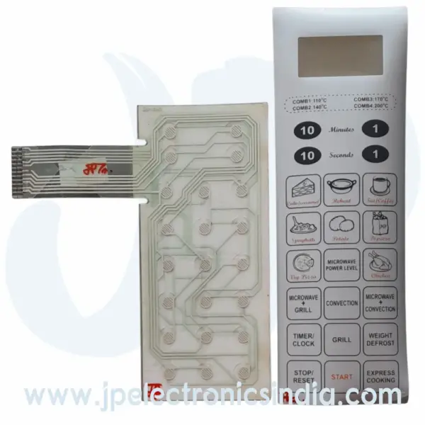 25SC3 Microwave Oven Membrane Keypad