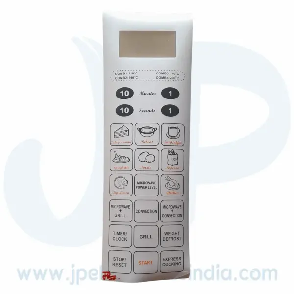 25SC3 Microwave Oven Membrane Keypad