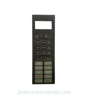 G26K101 Microwave Oven Membrane Touch Keypad (Black)